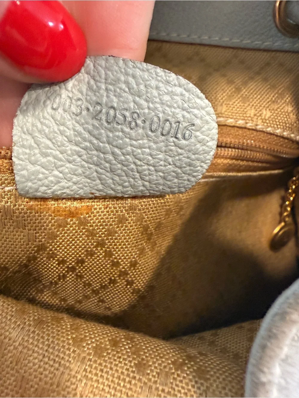 Gucci Light Blue Suede Bamboo Backpack